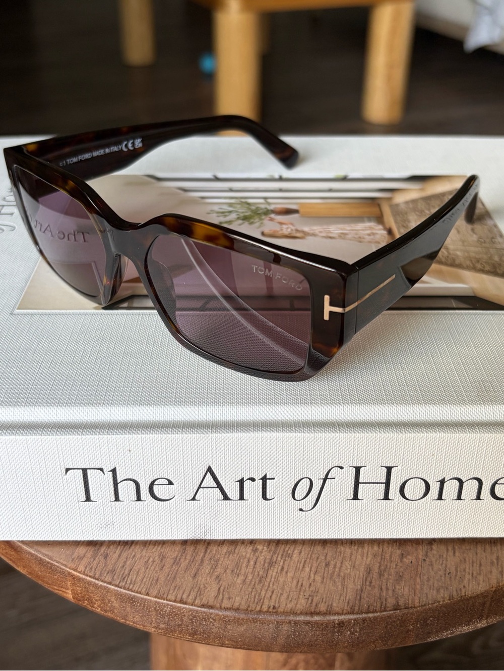 Tom Ford Silvano-02 TF989 52Y Havana Square Sunglasses 56mm - Picture 7 of 16